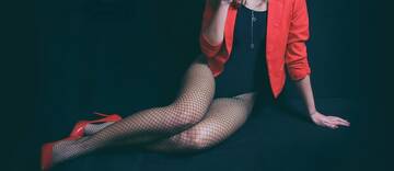 myself in red